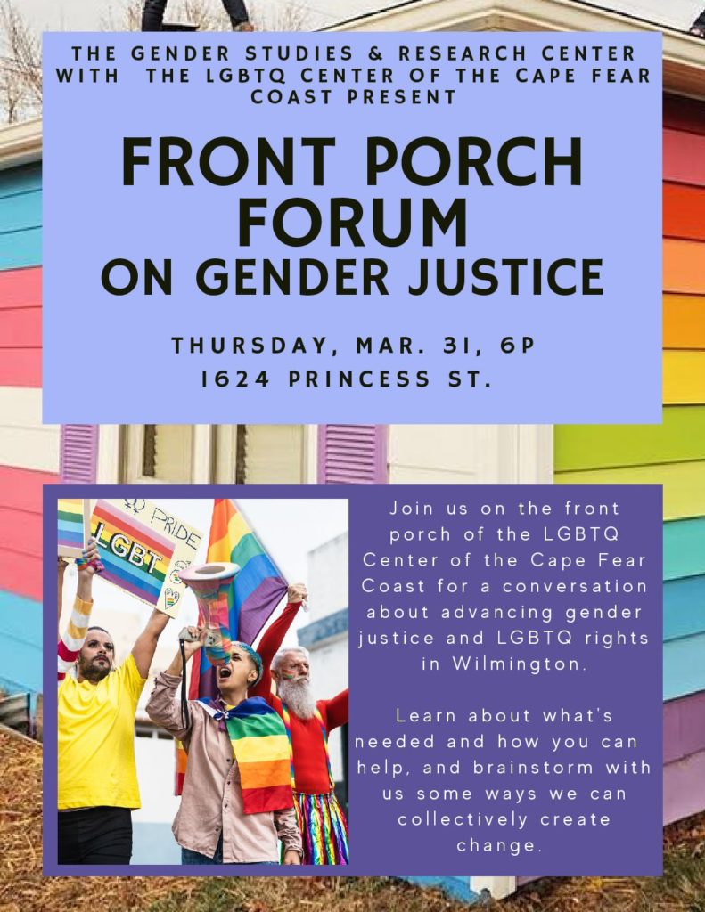 Front Porch Forum: Gender Justice