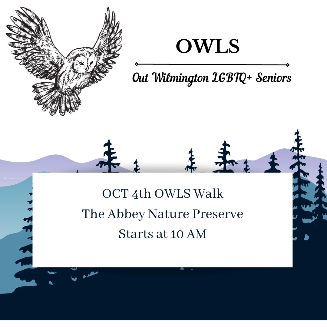 OWLS Walk on October 4th at the Abbey Nature Preserve. Starts at 10 AM.