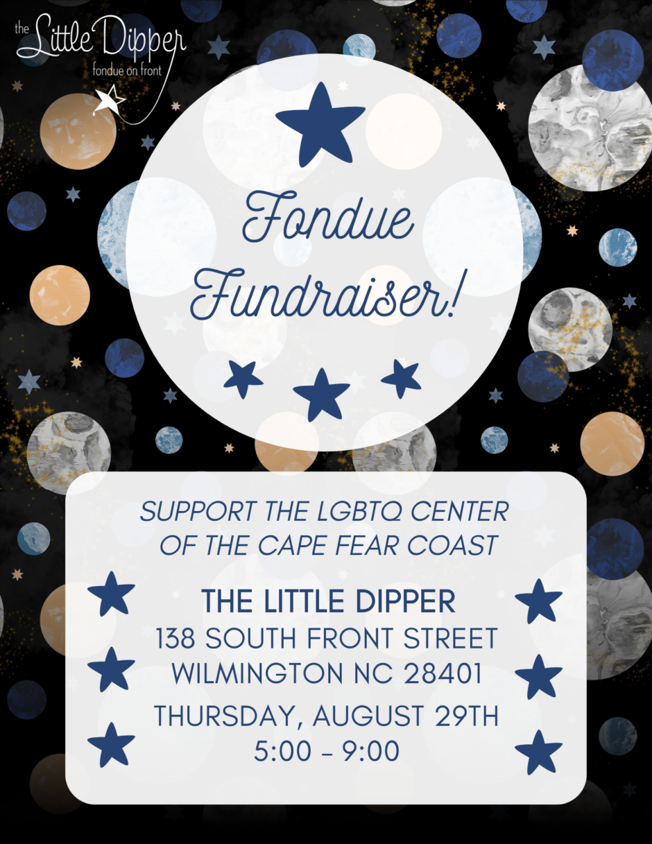 Little Dipper Fundraiser event poster.