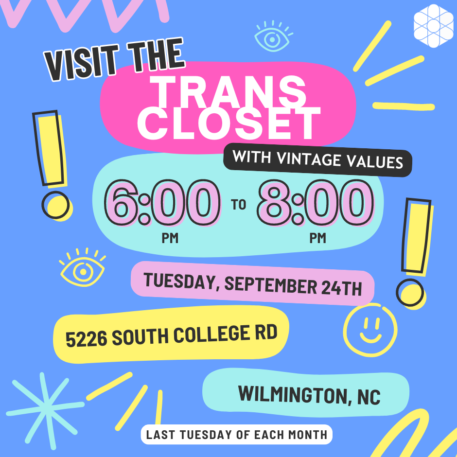 September Trans Closet graphic.