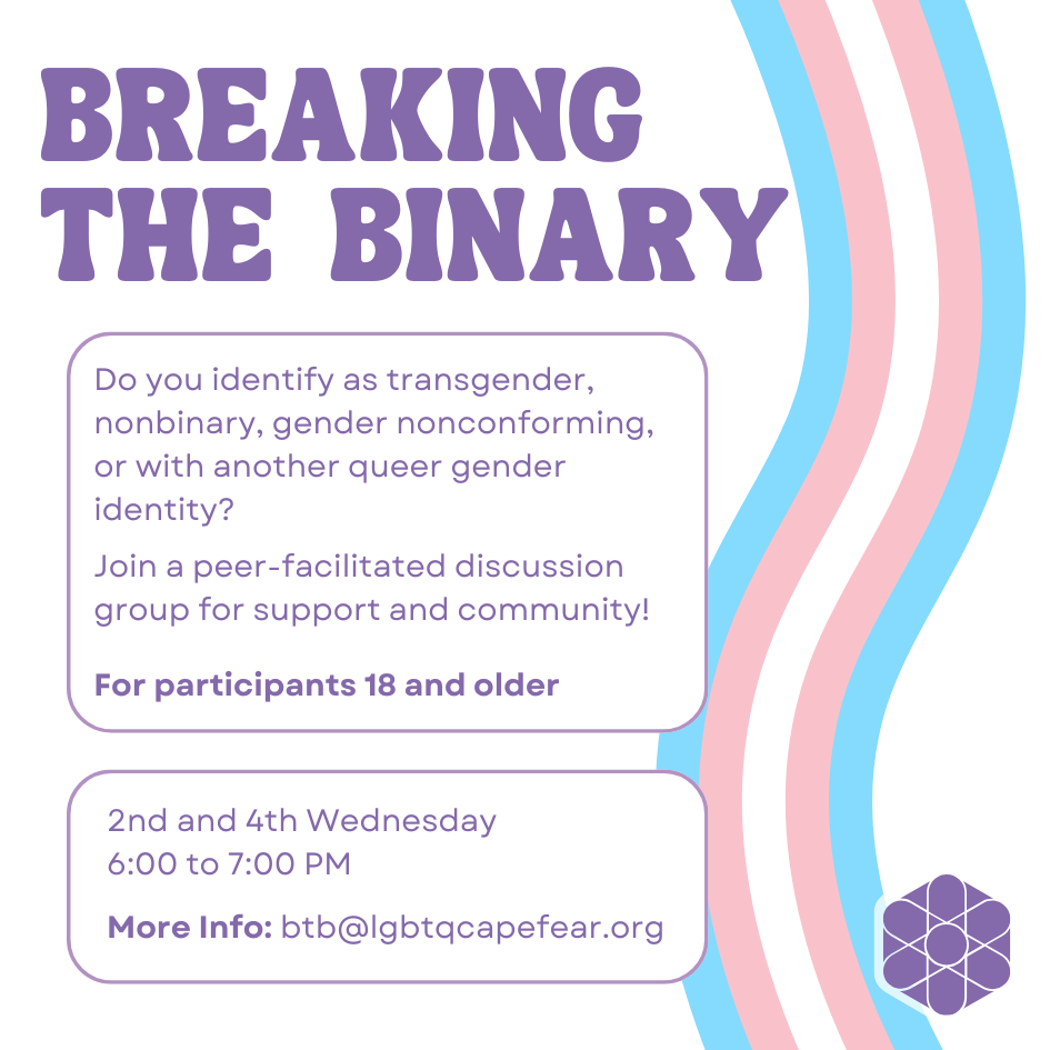Informational graphic about Breaking the Binary.