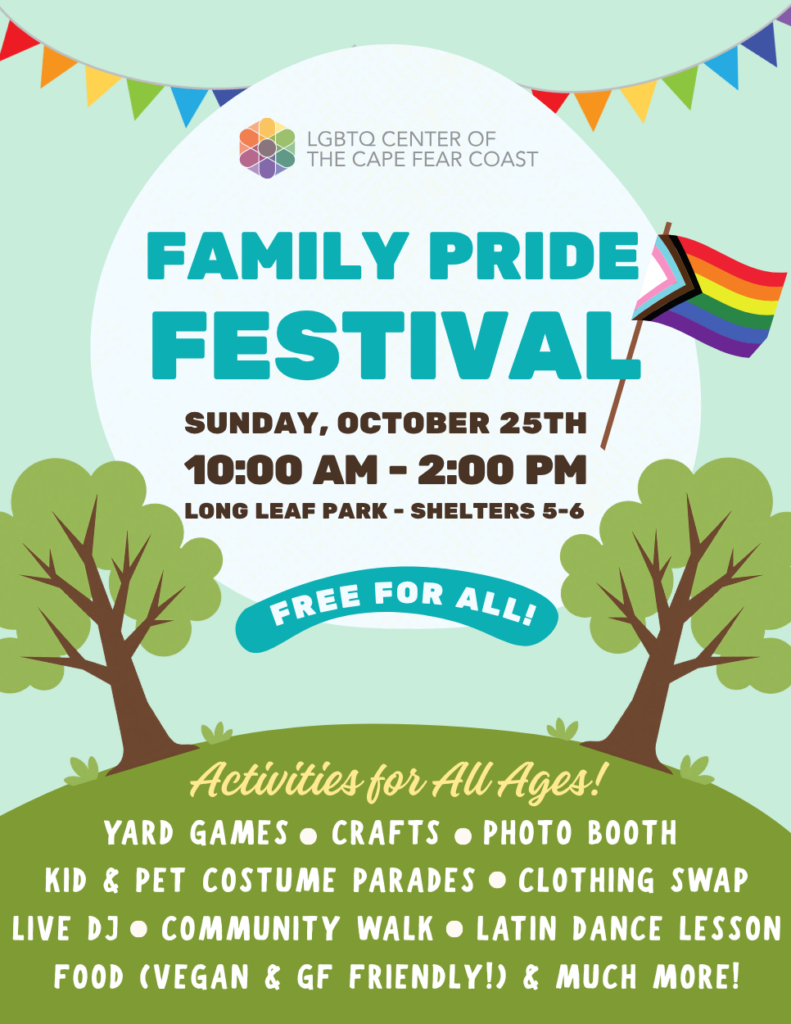 Family Pride Festival poster.