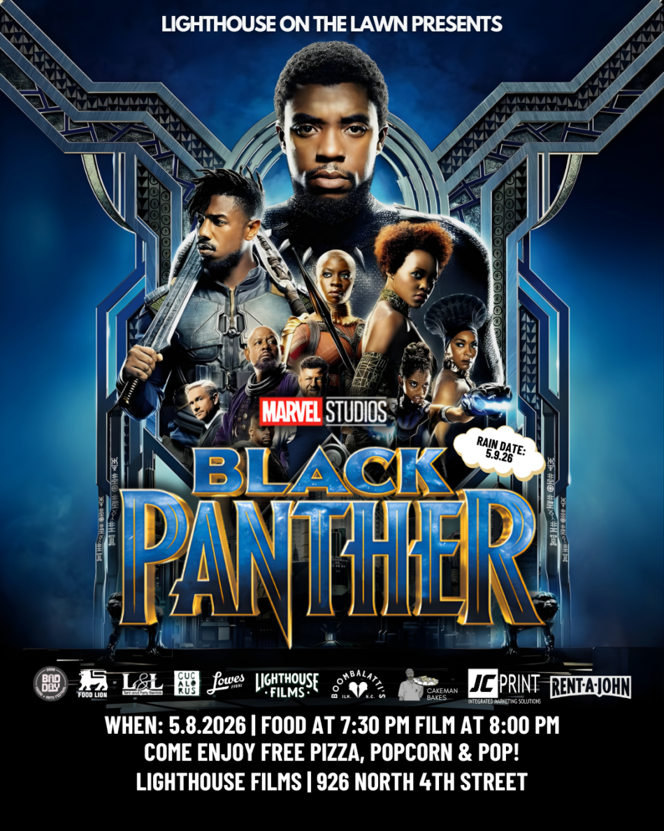 Poster for Lighthouse Films' screening of Black Panther.